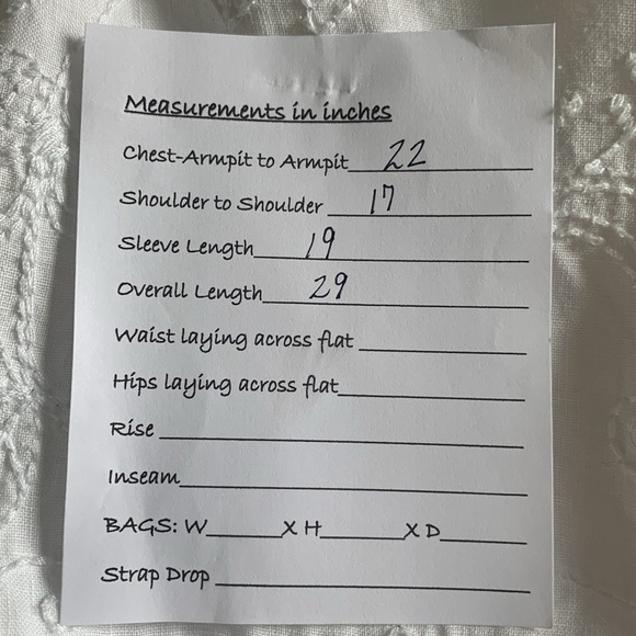 E•col•o•gie  white linen embroidered tunic blouse size XL - Picture 7 of 7